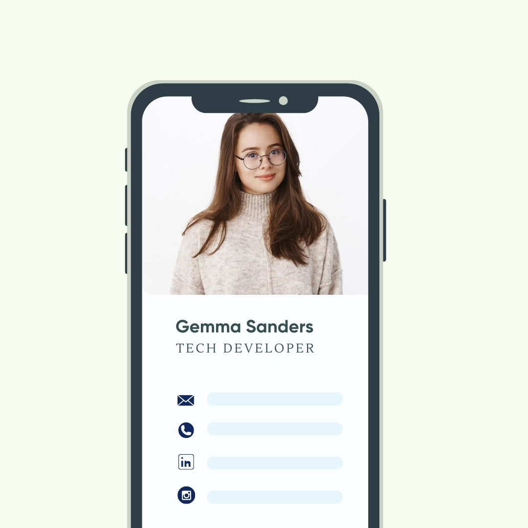 Digital Card Creation for Tech Developer