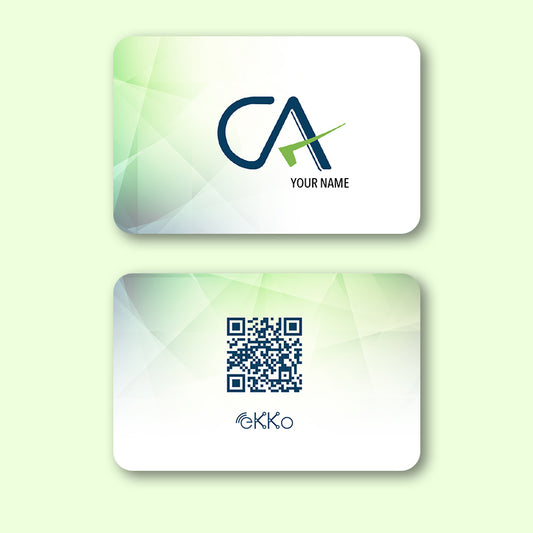 Personalised digital cards with alternative business solutions for Chartered Accountants - III